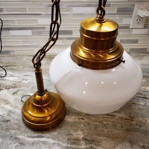1920s Antique Schoolhouse Light